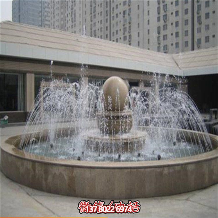 精美中式風(fēng)水球園林雕塑，提升小區(qū)公園噴泉擺放風(fēng)水氣質(zhì)