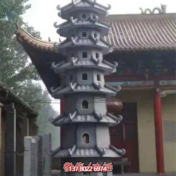 大理石石雕佛塔雕塑，傳承古老文明