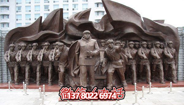 抗戰(zhàn)時(shí)期銅雕雕塑，緬懷那段英雄時(shí)光