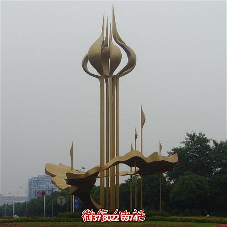 大型不銹鋼景觀擺件，為廣場(chǎng)帶來活力