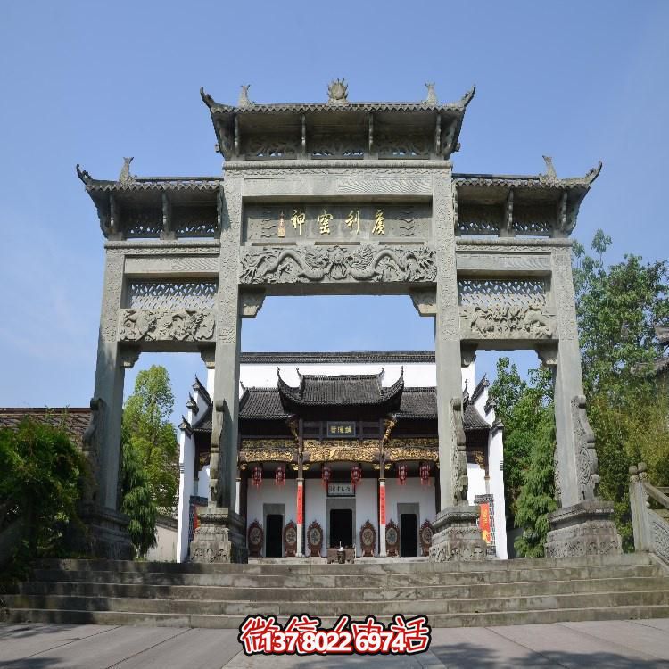 傳承中式文化，體驗(yàn)大型石雕牌坊與雕塑的魅力
