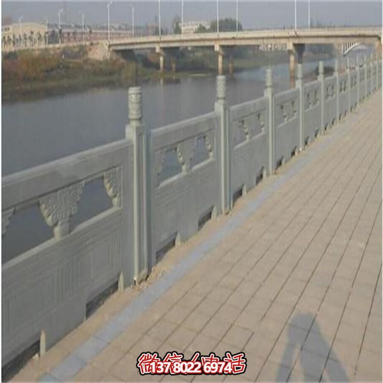 精美青石雕刻欄板，提升景區(qū)、寺廟、湖邊裝飾效果