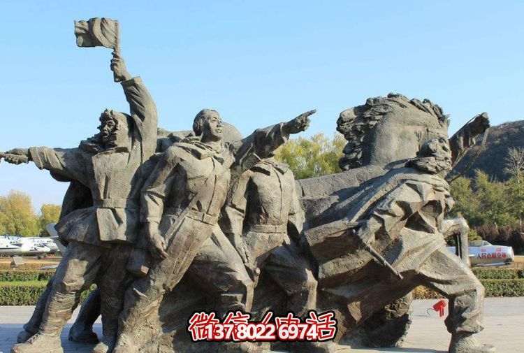 大型石雕景觀擺件，為廣場(chǎng)增添創(chuàng)意人物氣息