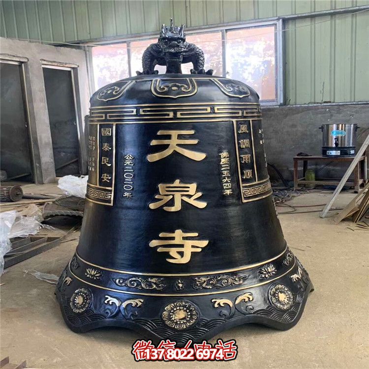 天泉青銅掛鐘雕塑傳承古老文化，鑄就精美藝術品