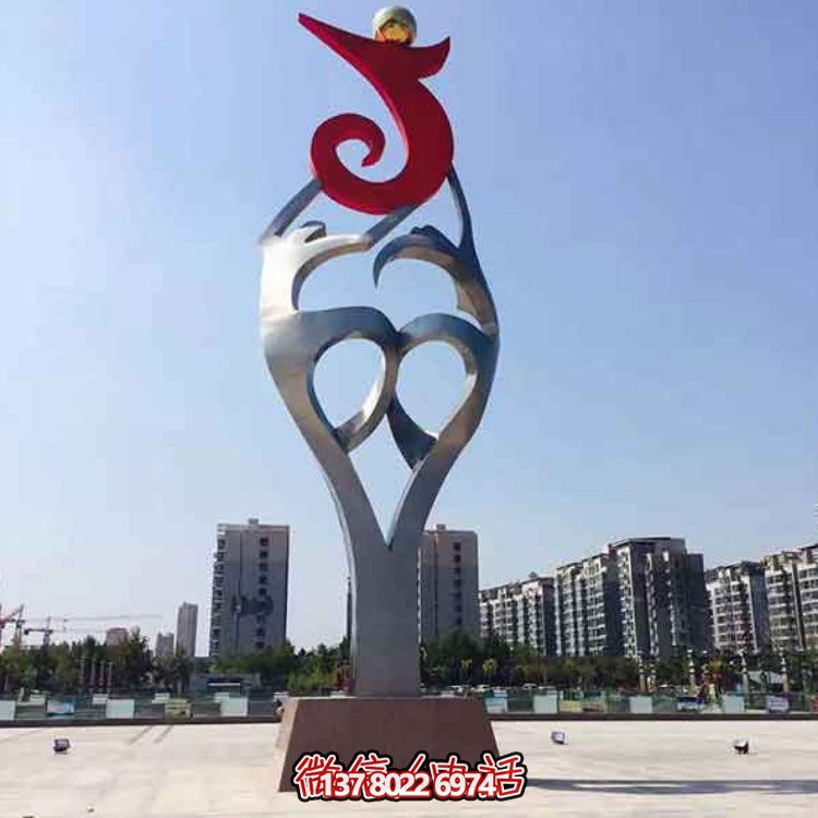 創(chuàng)意大型不銹鋼景觀擺件，點(diǎn)綴戶(hù)外廣場(chǎng)園林