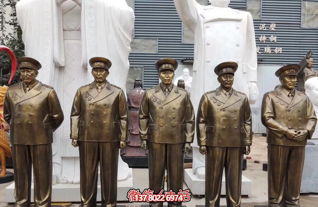 仿銅偉人元帥玻璃鋼雕塑，締造景區(qū)世界十大經(jīng)典