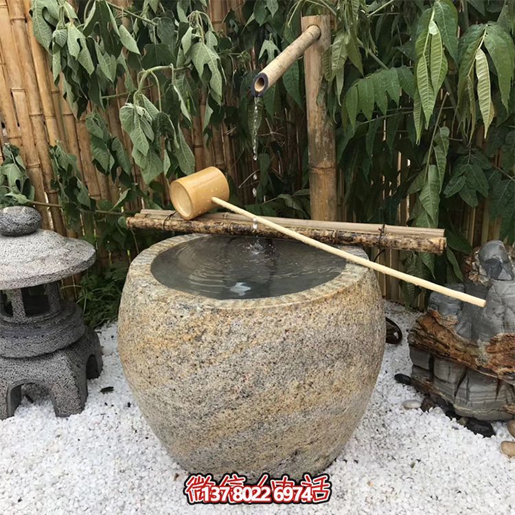 仿古砂石雕塑花盆，創(chuàng)意舊風(fēng)裝飾景區(qū)