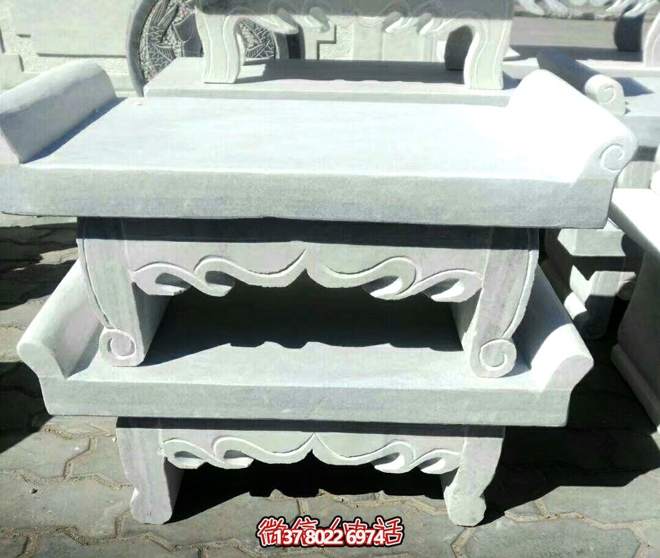 漢白玉佛像供桌，裝點景區(qū)寺院
