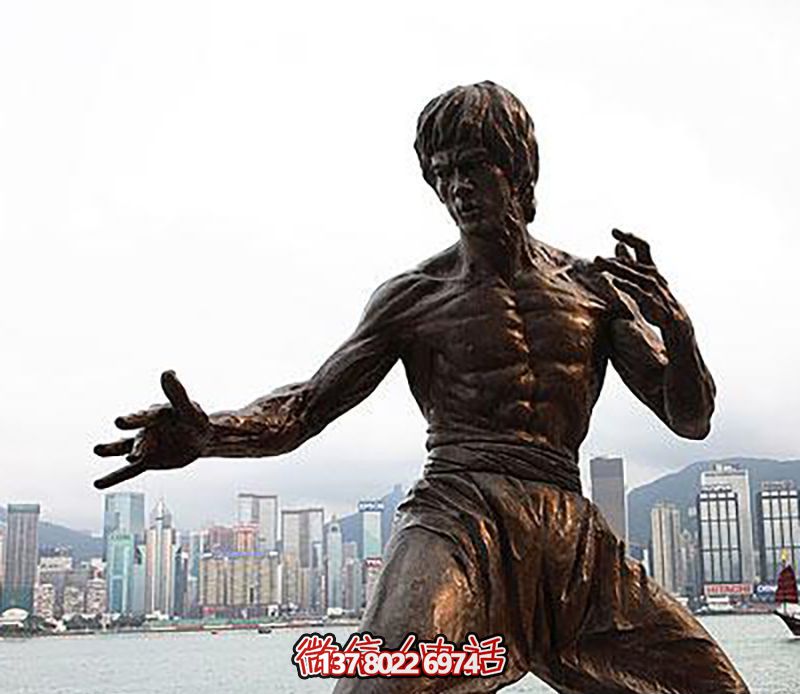 李小龍銅雕雕塑，緬懷經(jīng)典電影明星