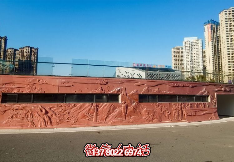 絢麗藝術(shù)空間，創(chuàng)意戶外浮雕銅雕影壁壁畫雕塑