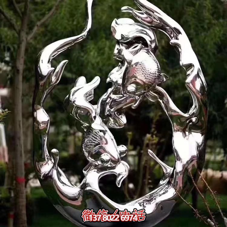 不銹鋼雕塑，為景觀廣場和園林增添抽象藝術(shù)