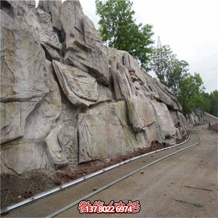 美輪美奐的景觀石，改善戶外街道路邊大型景觀