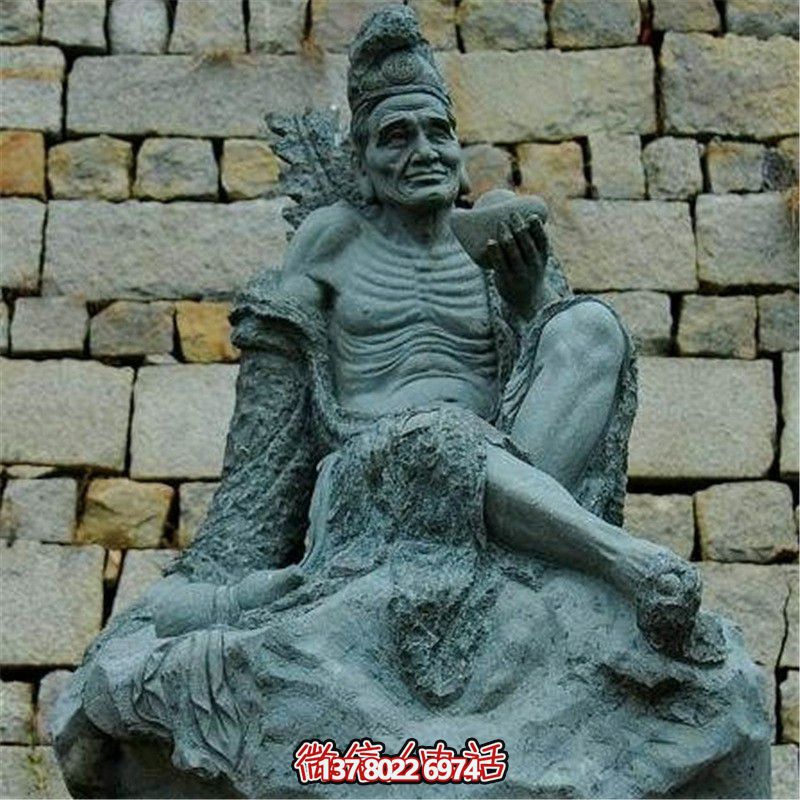 景區(qū)濟(jì)公石雕雕塑，帶你感受大自然的魅力