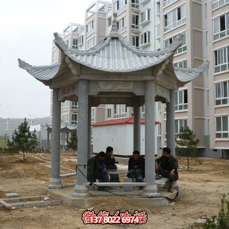 古典風(fēng)情涼亭，點(diǎn)綴小區(qū)廣場，讓您休閑身心