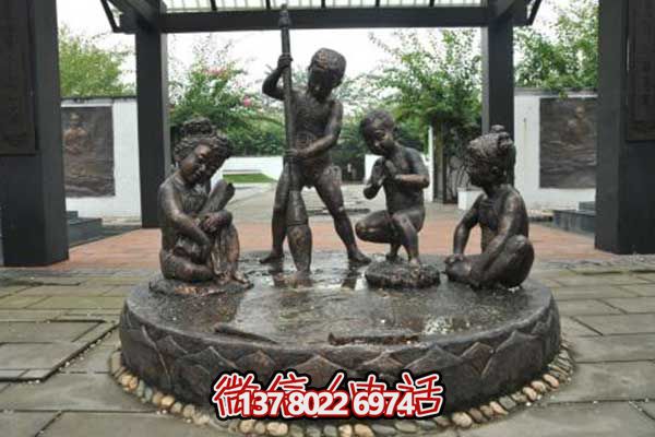 不銹鋼銅雕毛筆，為兒童締造景區(qū)樂趣