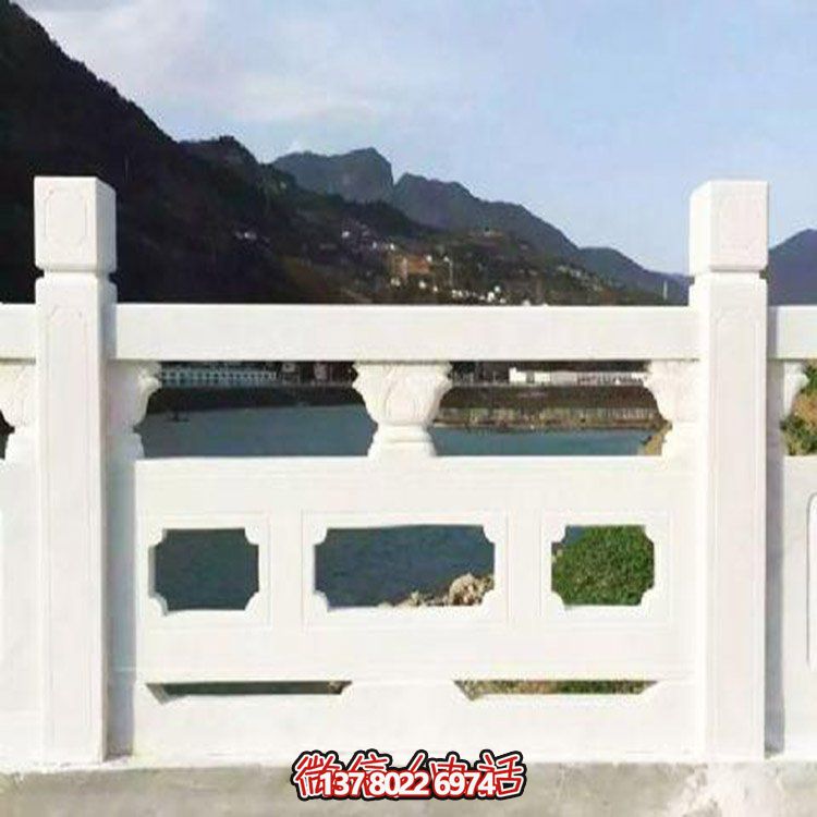 大理石雕刻石欄桿，美輪美奐，護(hù)佑家園