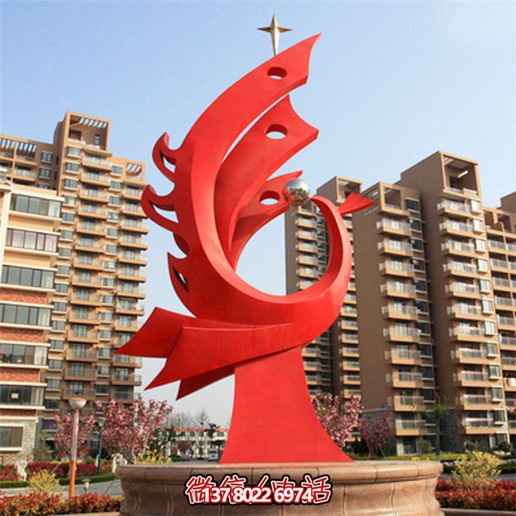 不銹鋼景觀標志，美化別墅小區(qū)