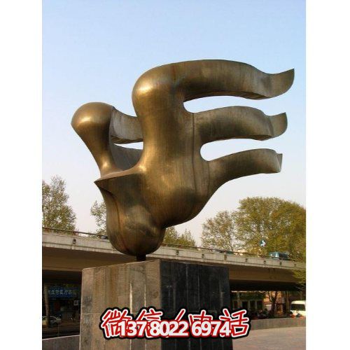 大型不銹鋼景觀雕塑，創(chuàng)意點(diǎn)亮戶外廣場(chǎng)、園林和景區(qū)