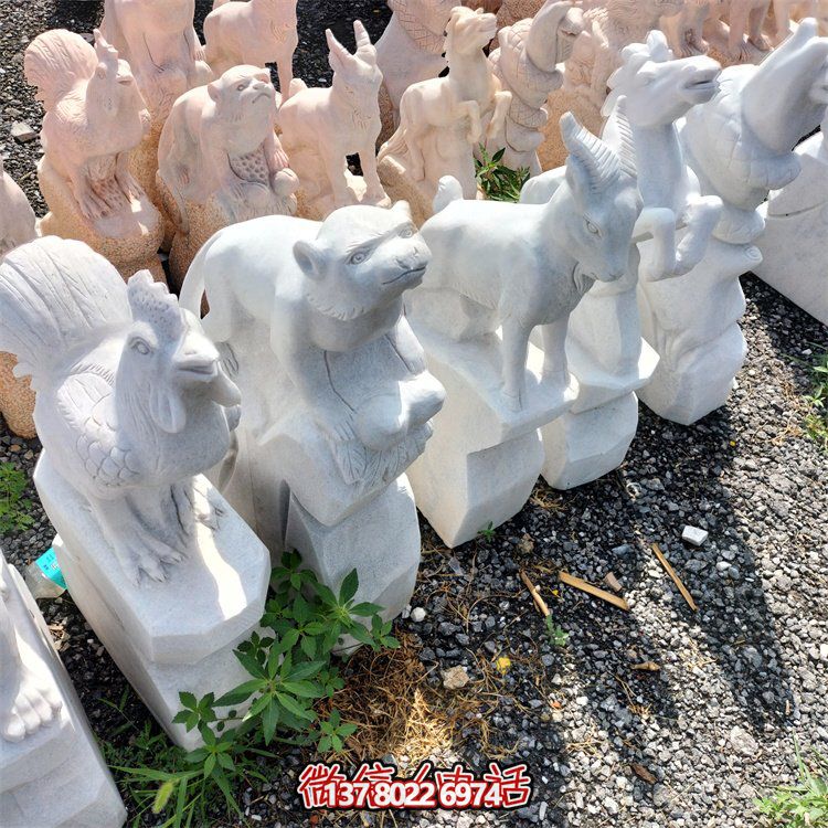 十二生肖小石雕擺件，帶來更多的吉祥與幸運(yùn)