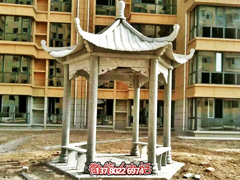 仿古建筑涼亭，為小區(qū)、公園、草坪提供休息雕塑美化