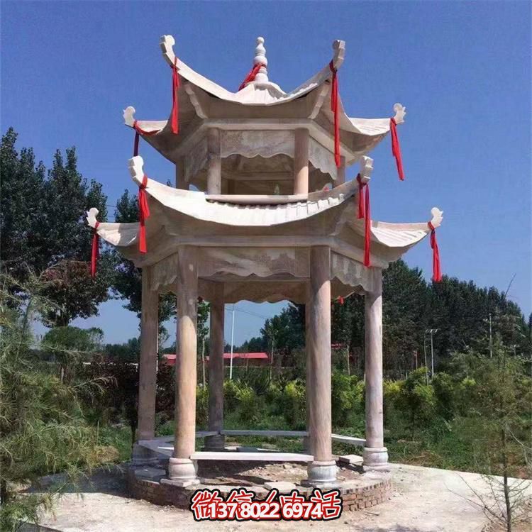 古典式園林雕塑，打造涼亭小區(qū)尊貴裝點