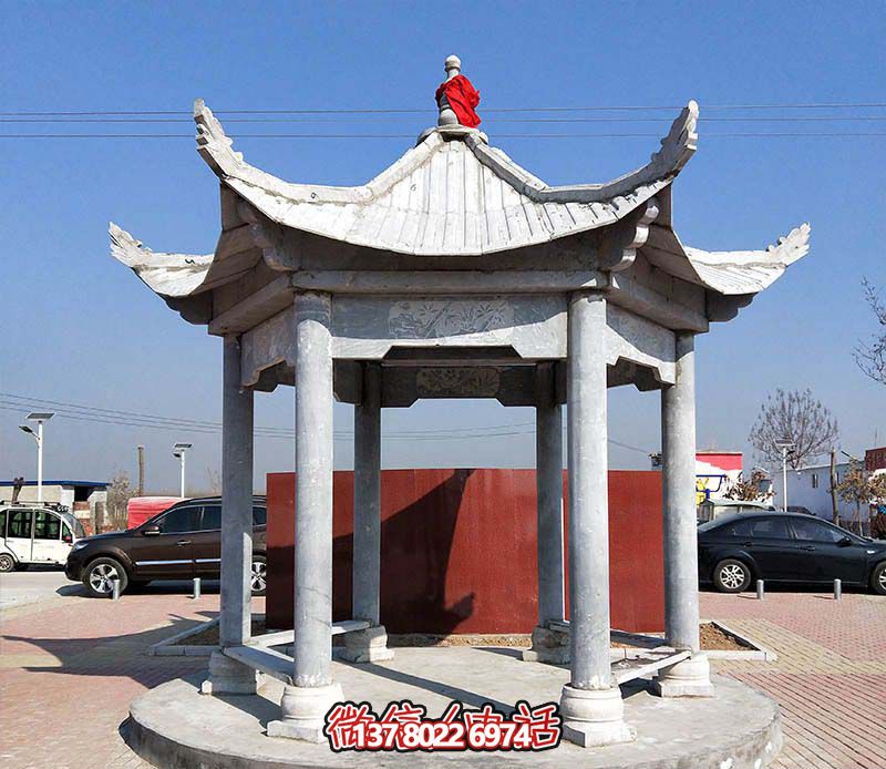 精致大理石涼亭，點(diǎn)綴完美小區(qū)廣場(chǎng)