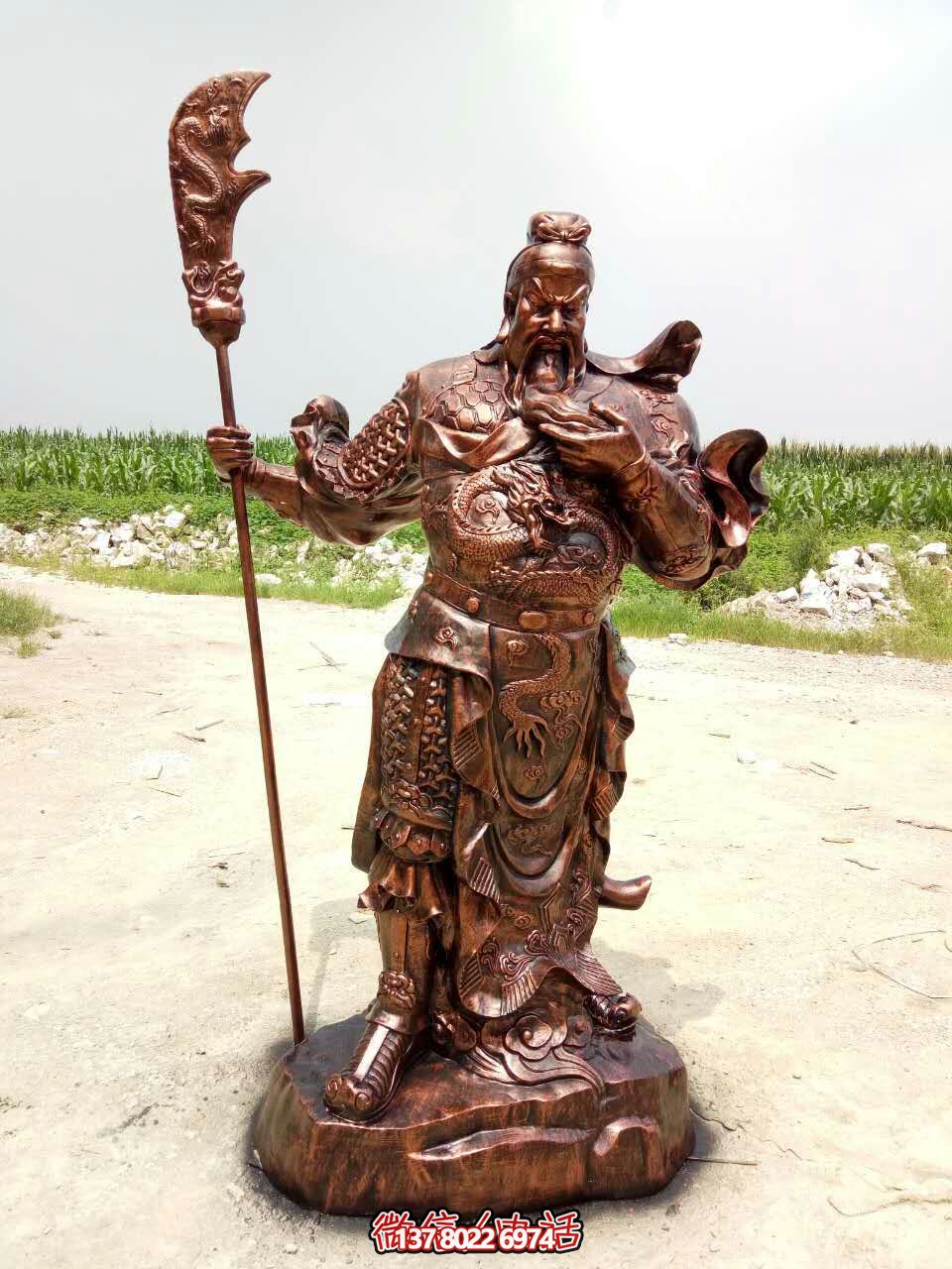 品質(zhì)精良的關(guān)公戶(hù)外銅雕雕塑 品質(zhì)精良的關(guān)公戶(hù)外銅雕雕塑