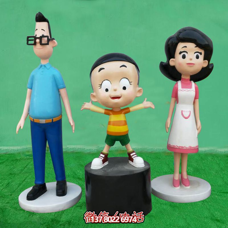 玻璃鋼卡通人物雕塑，為游樂園增添彩繪驚喜