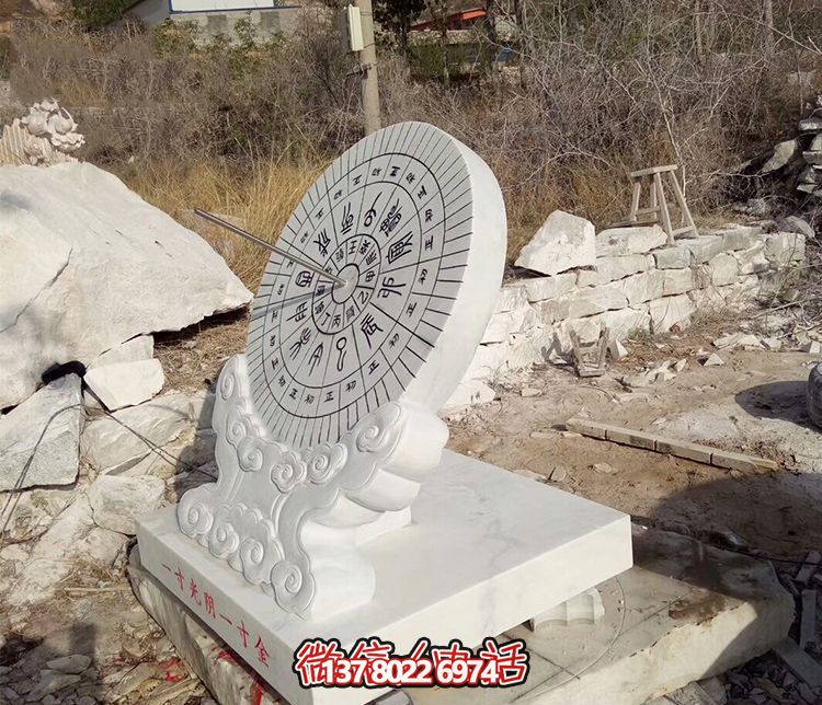 精致日晷雕塑，為你的戶外景區(qū)帶來(lái)創(chuàng)意石雕裝飾