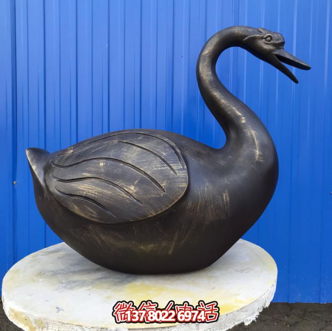 不銹鋼雕塑，休息時讓湖邊更美麗——天鵝雕塑