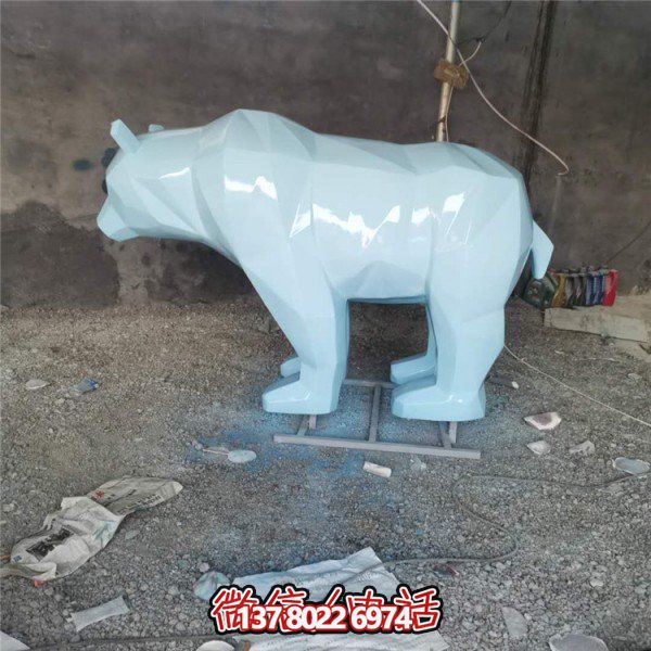 玻璃鋼幾何雕塑，裝飾動(dòng)物園園林和戶外空間