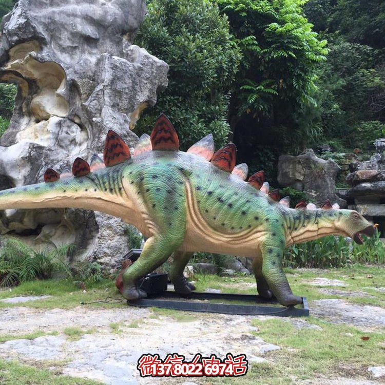 劍齒龍，玻璃鋼仿真恐龍仿生雕塑